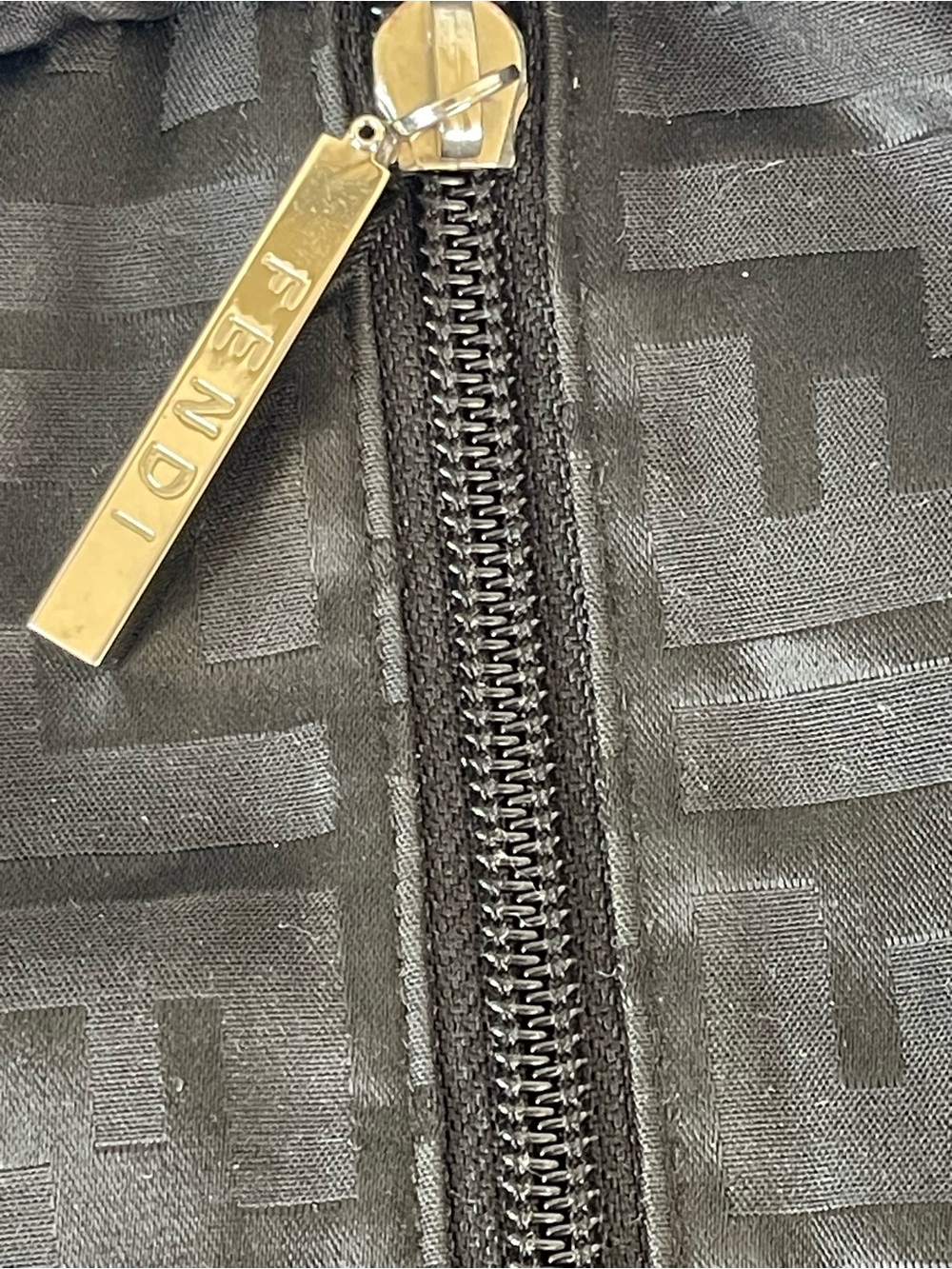 Fendi black Zucca nylon tote bag - Picture 10 of 15